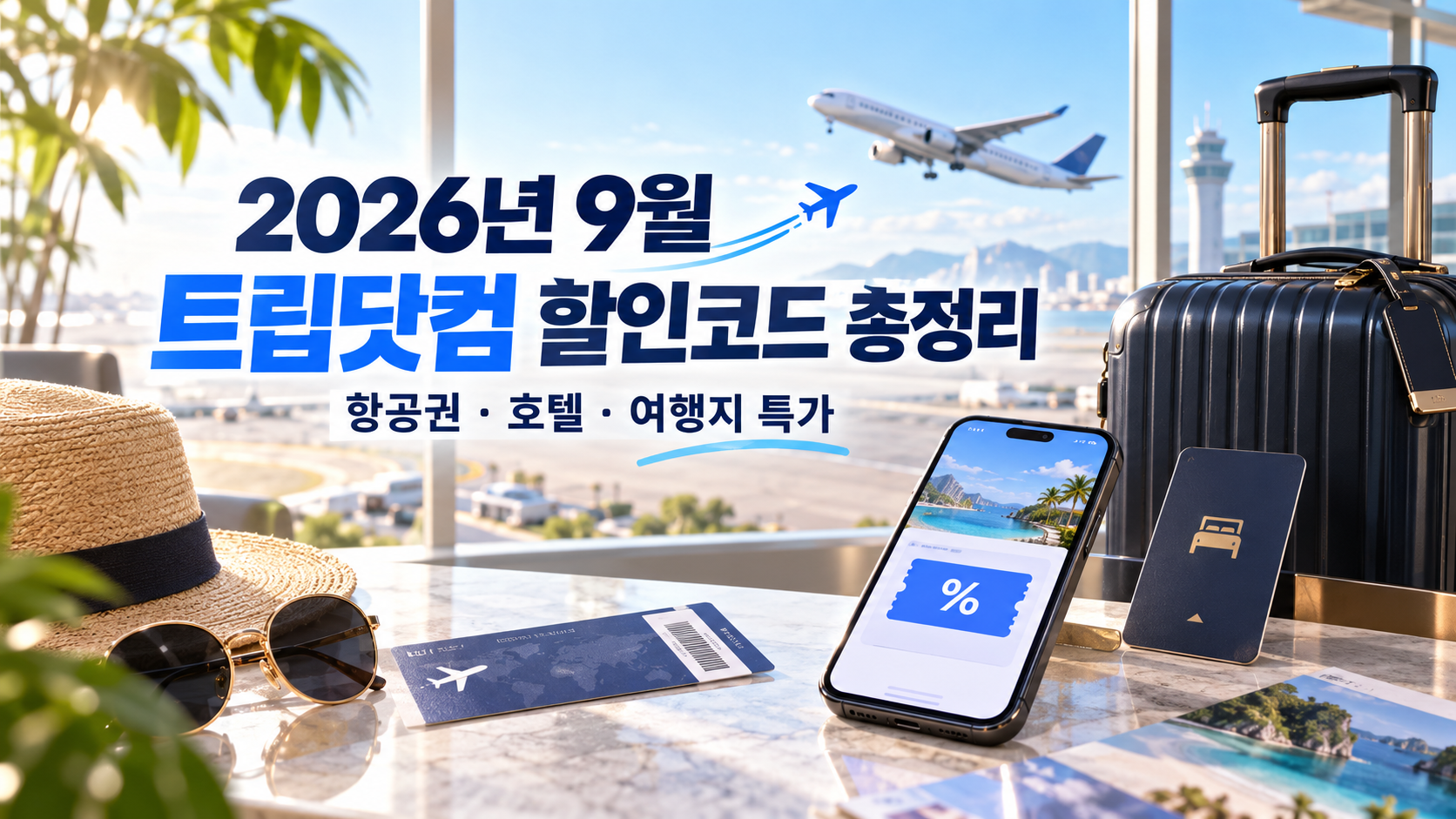 트립닷컴 할인코드 2026년 9월 총정리｜항공권·호텔·여행지 특가