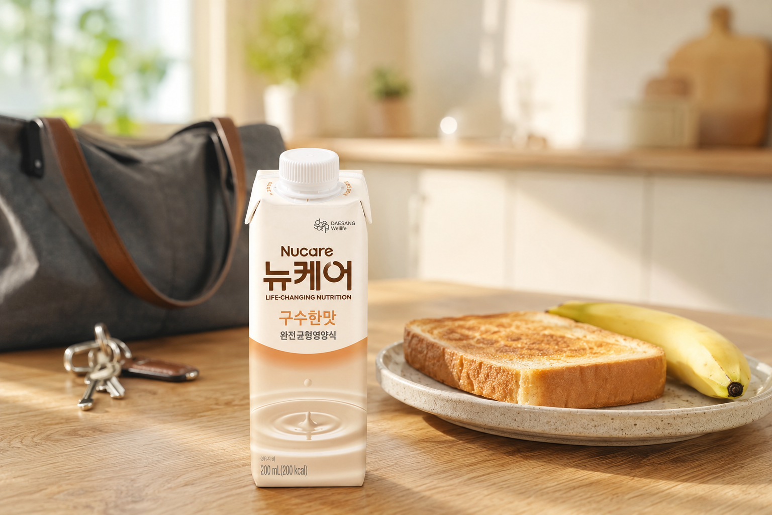 뉴케어 구수한맛, 아침은 간단하게 영양은 꼼꼼하게